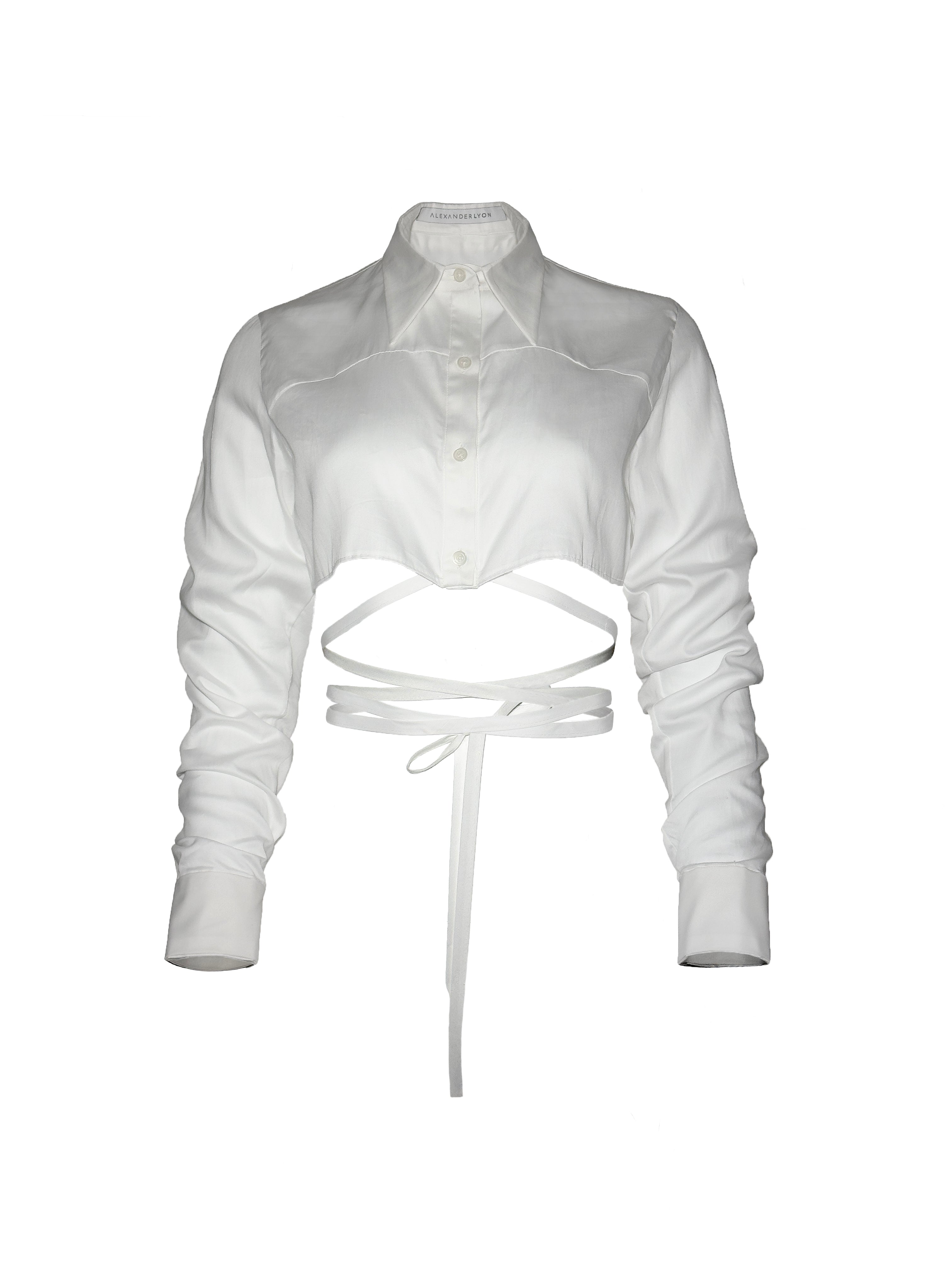 Cropped Strap Shirt