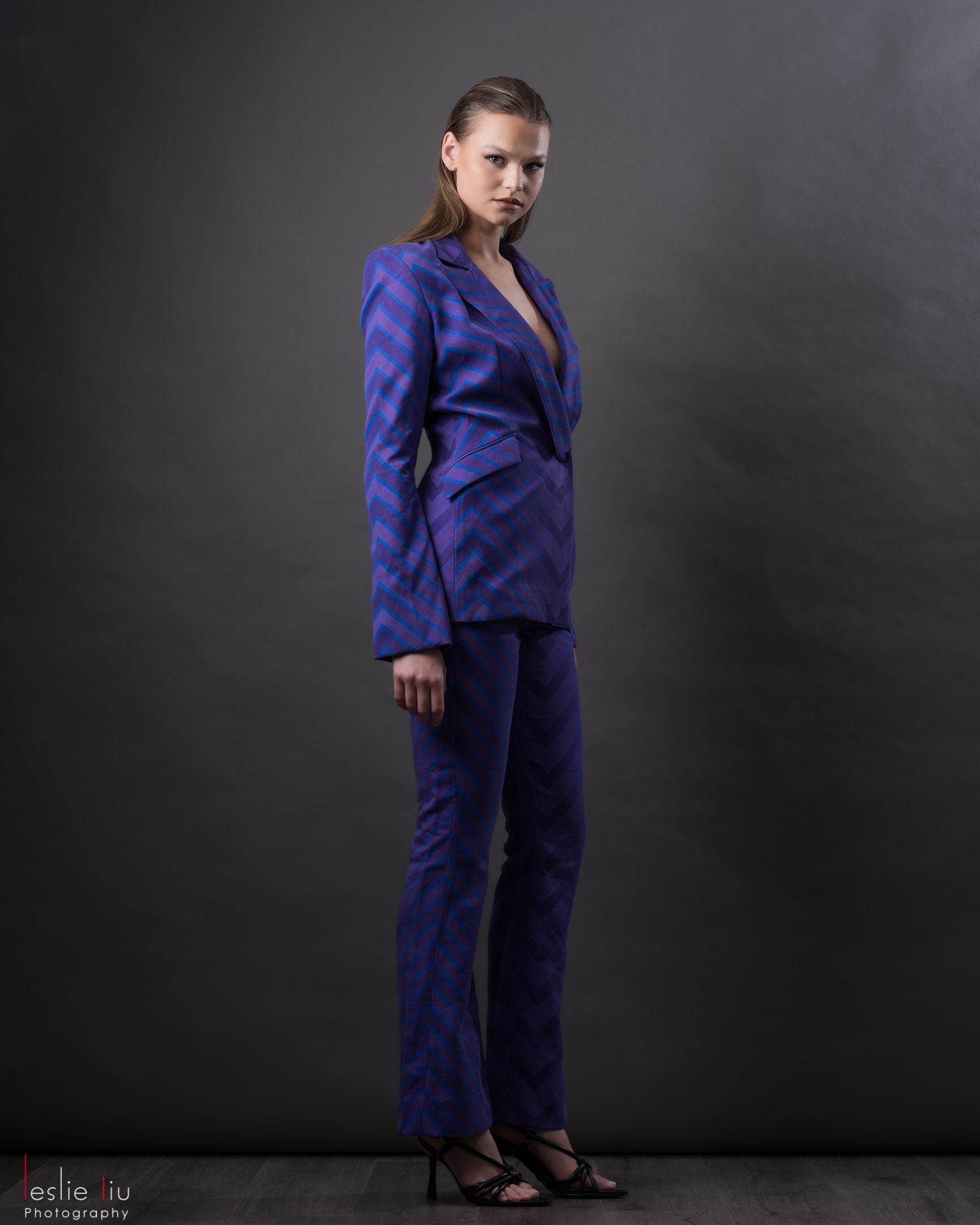 Chevron Flared Pant