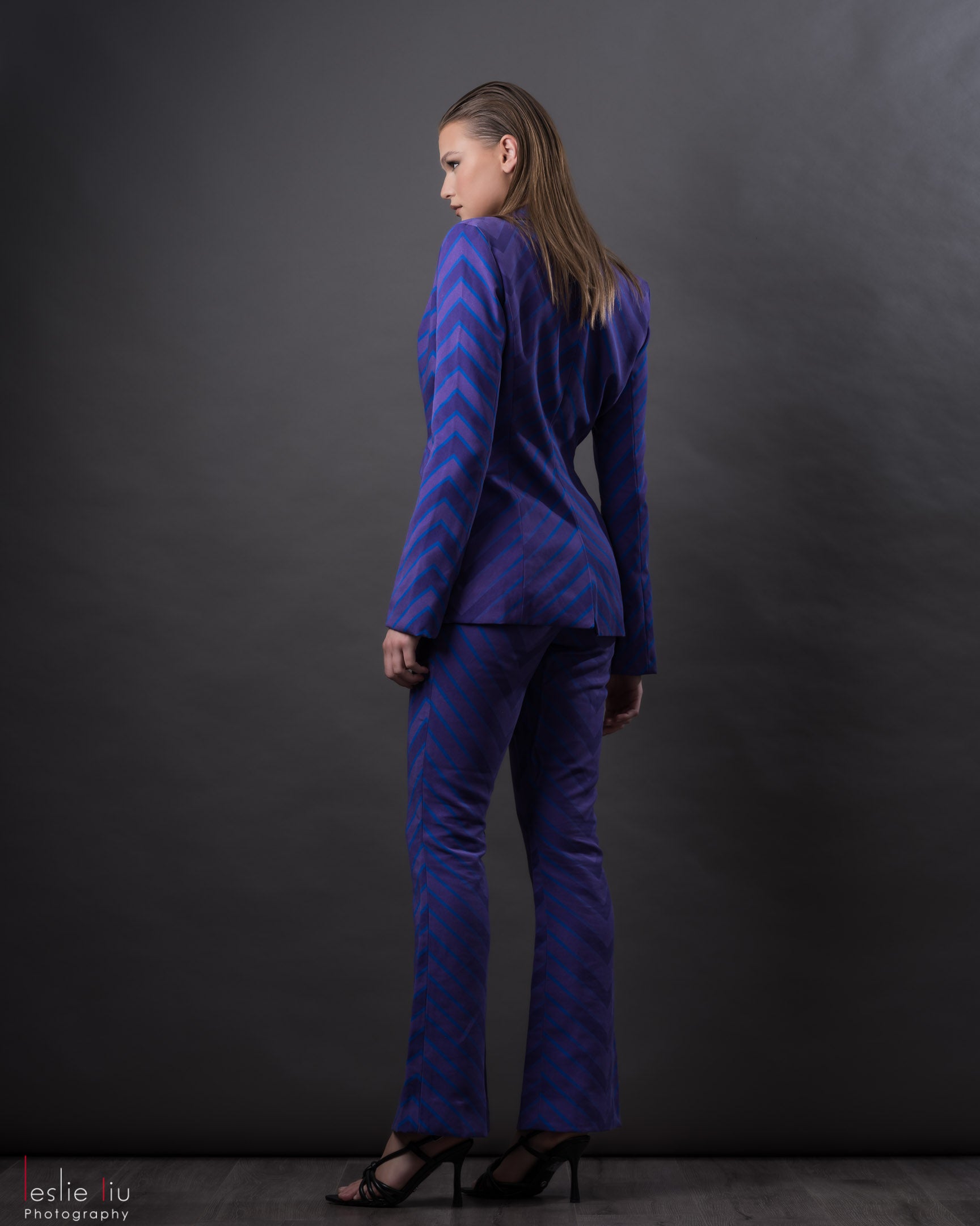 Chevron Flared Jacket