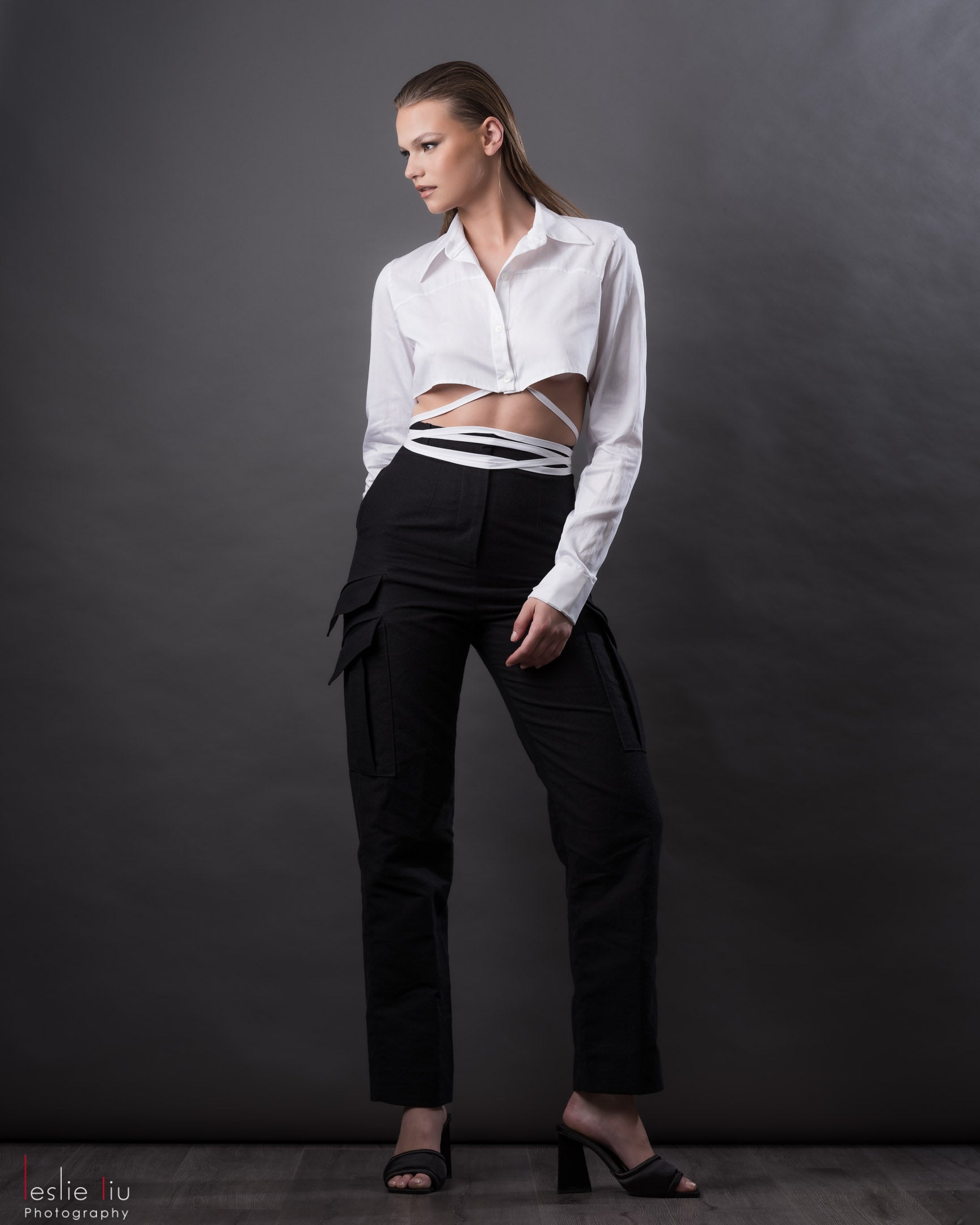 Angled Tailored Cargo Pants